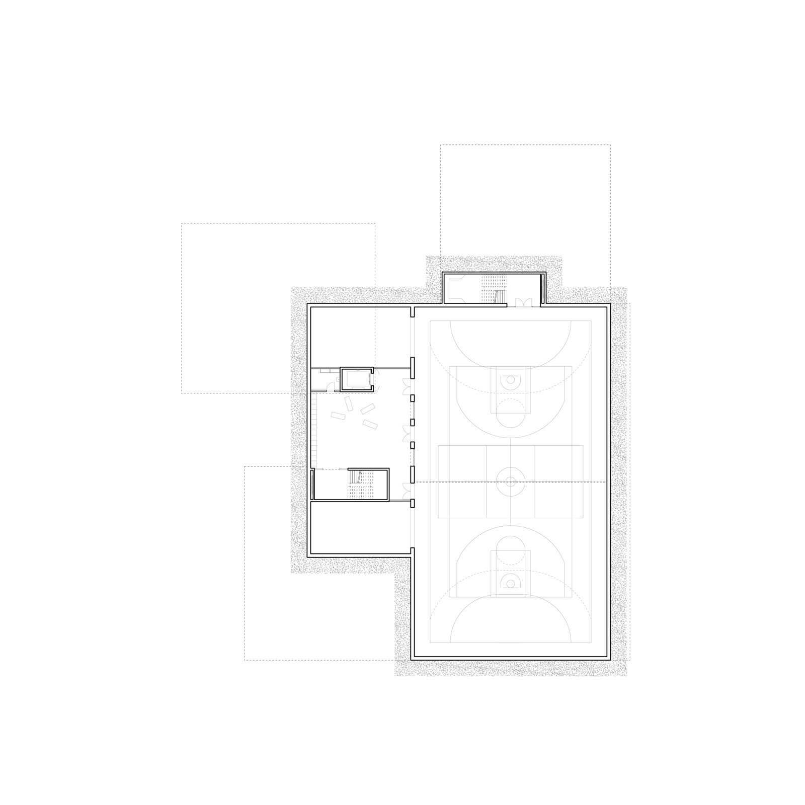 Grundriss 2. Untergeschoss.