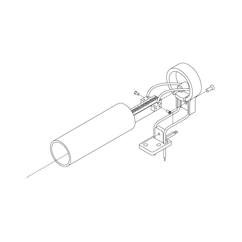 Detail Wand- oder Deckenleuchte.