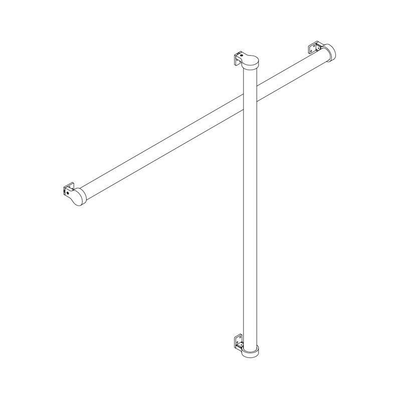 Variante Wand- oder Deckenleuchte.