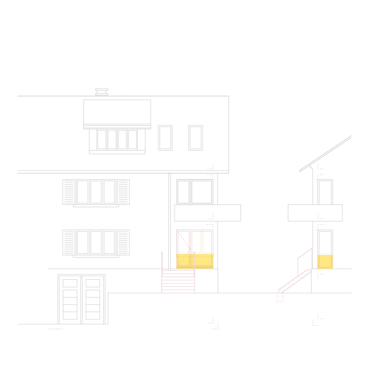 Ansichten Gartenaustritt