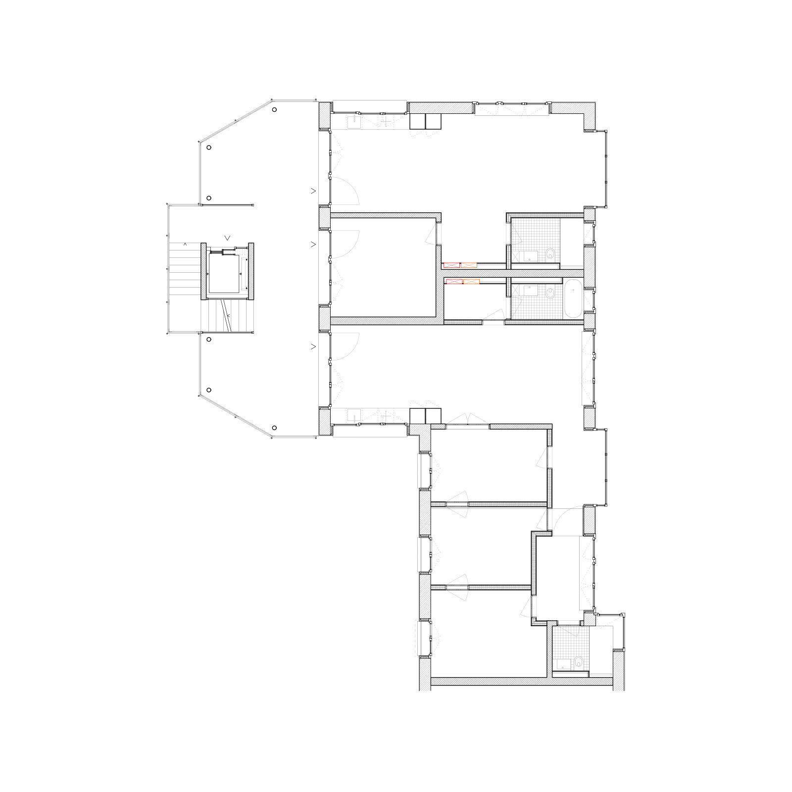 Konstruktion Grundriss.