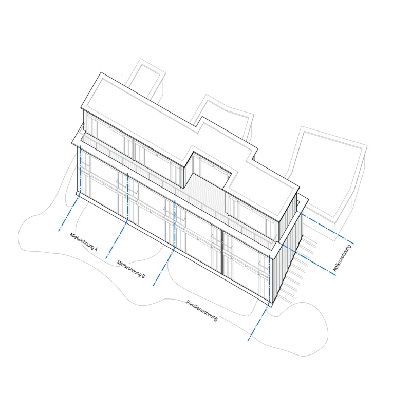 Wohnungsverteilung.
