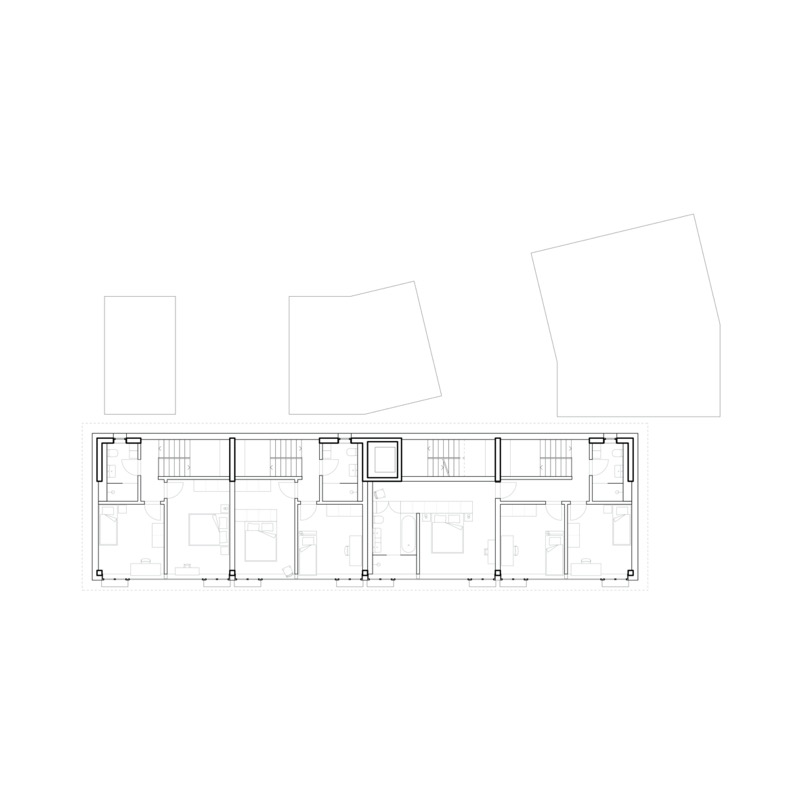 Grundriss 1. Obergeschoss.