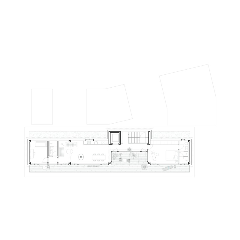 Grundriss Attikageschoss.