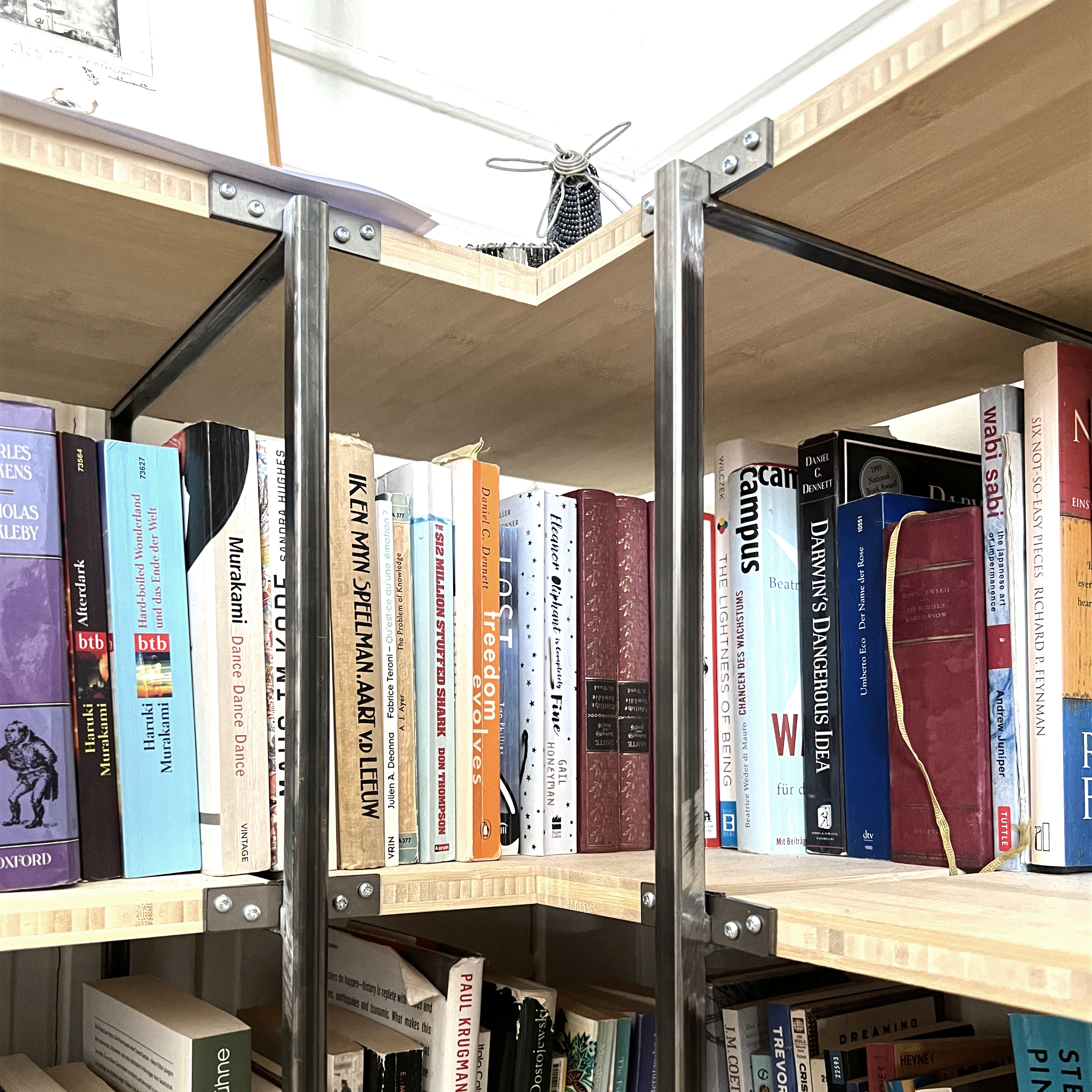Bücherregal.