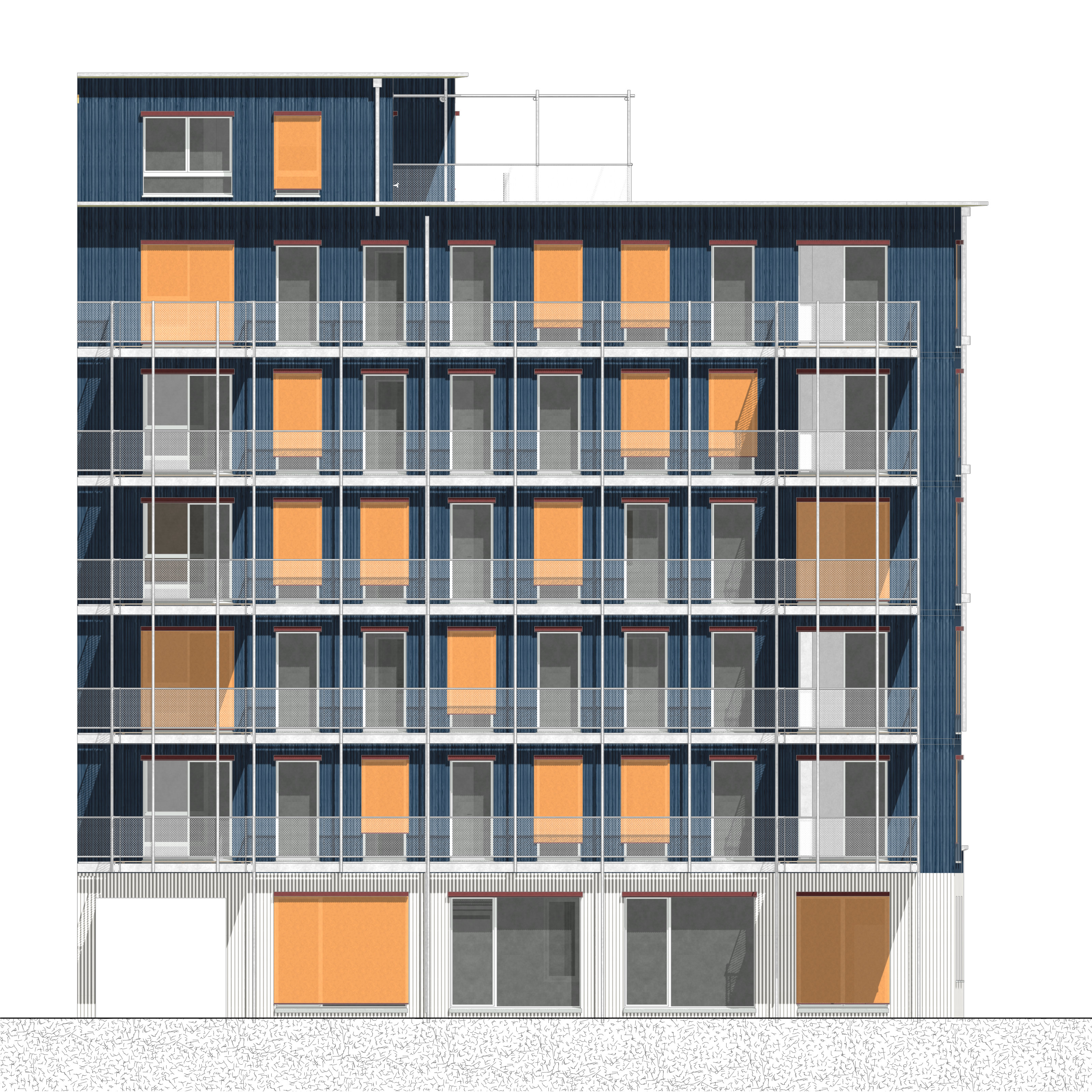 Fassade Nordwest.
