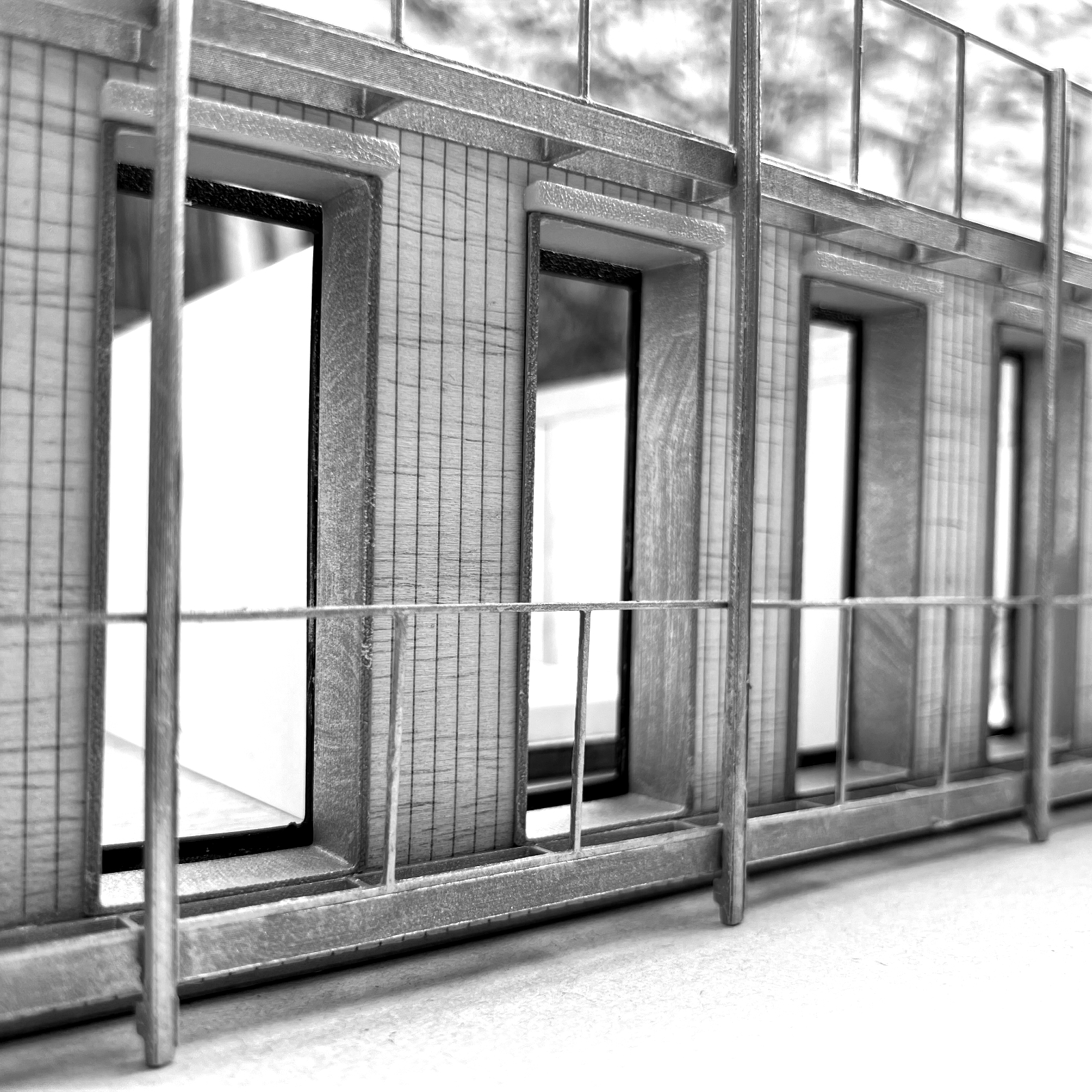 Modellfoto Fassade Nord-West.