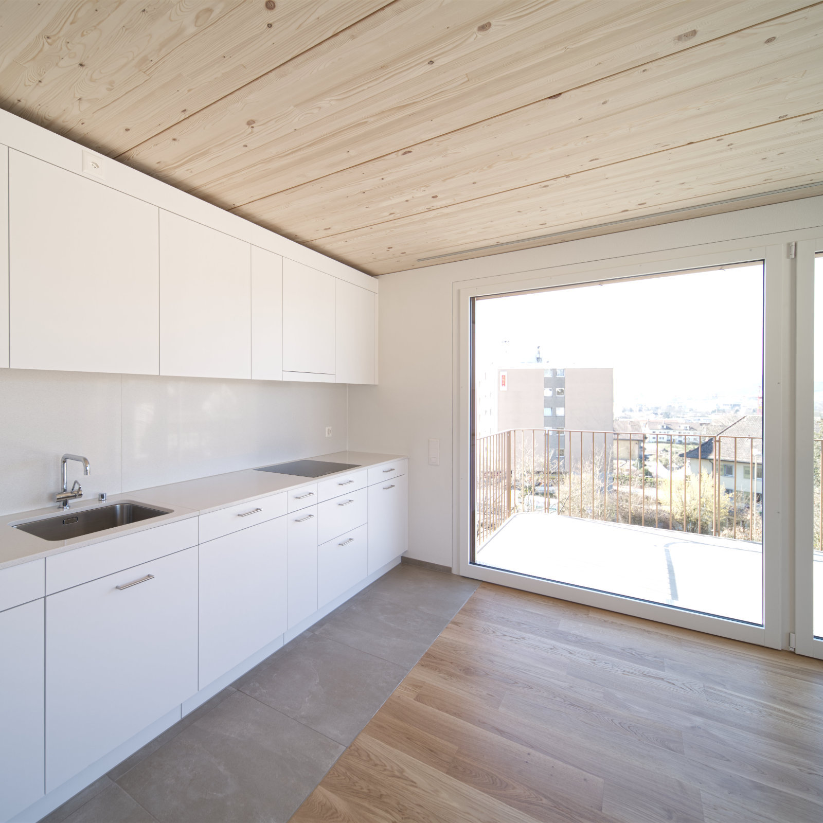 Küche Holzbau.
