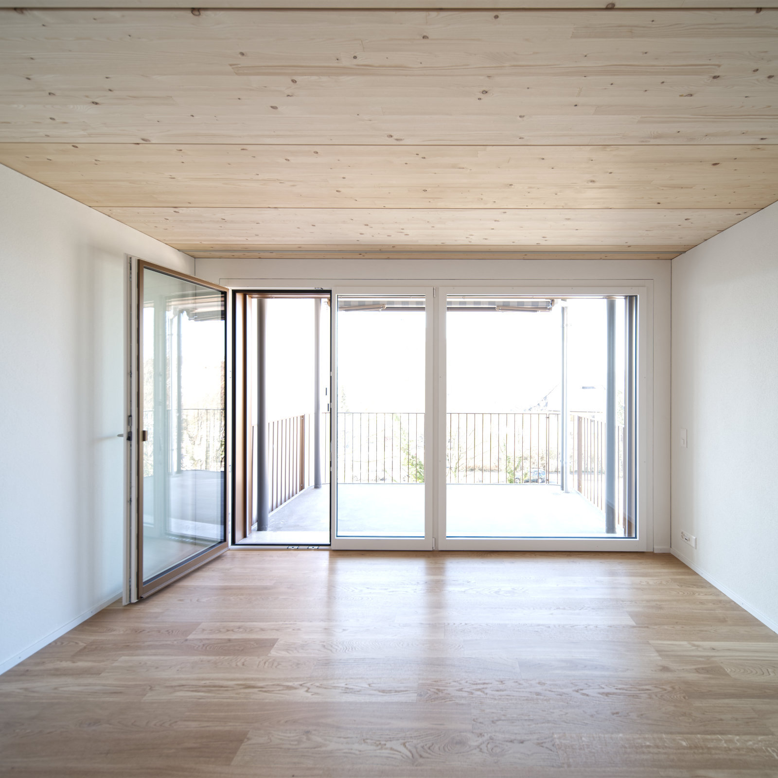 Wohnen Holzbau.
